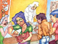 Currybude, 2023, 21 x 30 cm